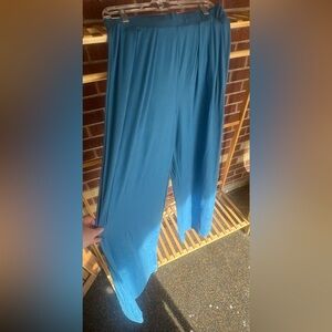 21 Saints bright blue wide leg pants